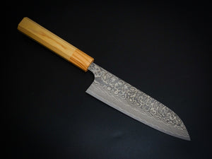 YOSHIMI SG2 DAMASCUS SANTOKU 170MM SELECT HANDLE