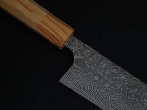 YOSHIMI SG2 DAMASCUS SANTOKU 170MM SELECT HANDLE