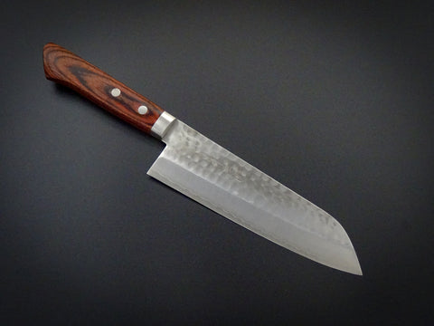 MASUTANI VG-1 GOLD HAMMERED SANTOKU 165MM