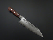 Load image into Gallery viewer, KICHIJI VG-10 33 LAYER HAMMERED DAMASCUS SANTOKU KNIFE 180MM
