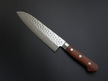 Load image into Gallery viewer, KICHIJI VG-10 33 LAYER HAMMERED DAMASCUS SANTOKU KNIFE 180MM
