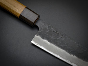 HITOHIRA AOGAMI SUPER KUROUCHI NASHIJI SANTOKU 170MM CHERRYWOOD HANDLE*