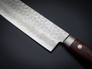 KICHIJI VG-10 33 LAYER HAMMERED DAMASCUS NAKIRI 160MM