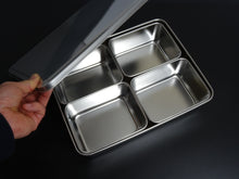 Load image into Gallery viewer, JAPANESE STAINLESS STEEL 4 GASTRONORM PANS SET
