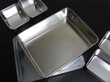 Load image into Gallery viewer, JAPANESE STAINLESS STEEL 4 GASTRONORM PANS SET
