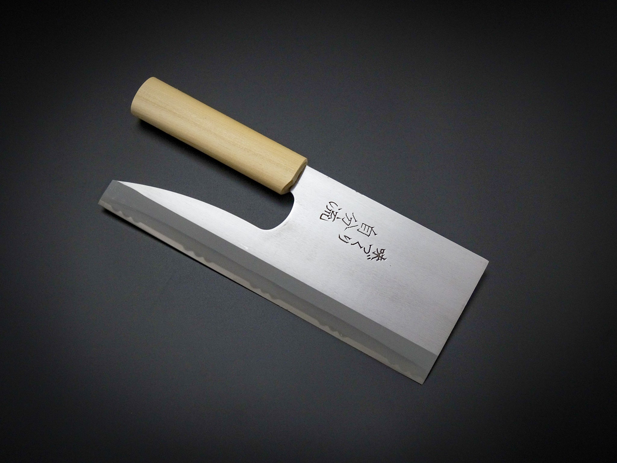JIBUNRYU STAINLESS STEEL MENKIRI / SOBAKIRI KNIFE 240MM – KATABA
