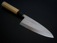 KICHIJI GINSAN-KO SUMINAGASHI DEBA 180MM MAGNOLIA WOOD HANDLE