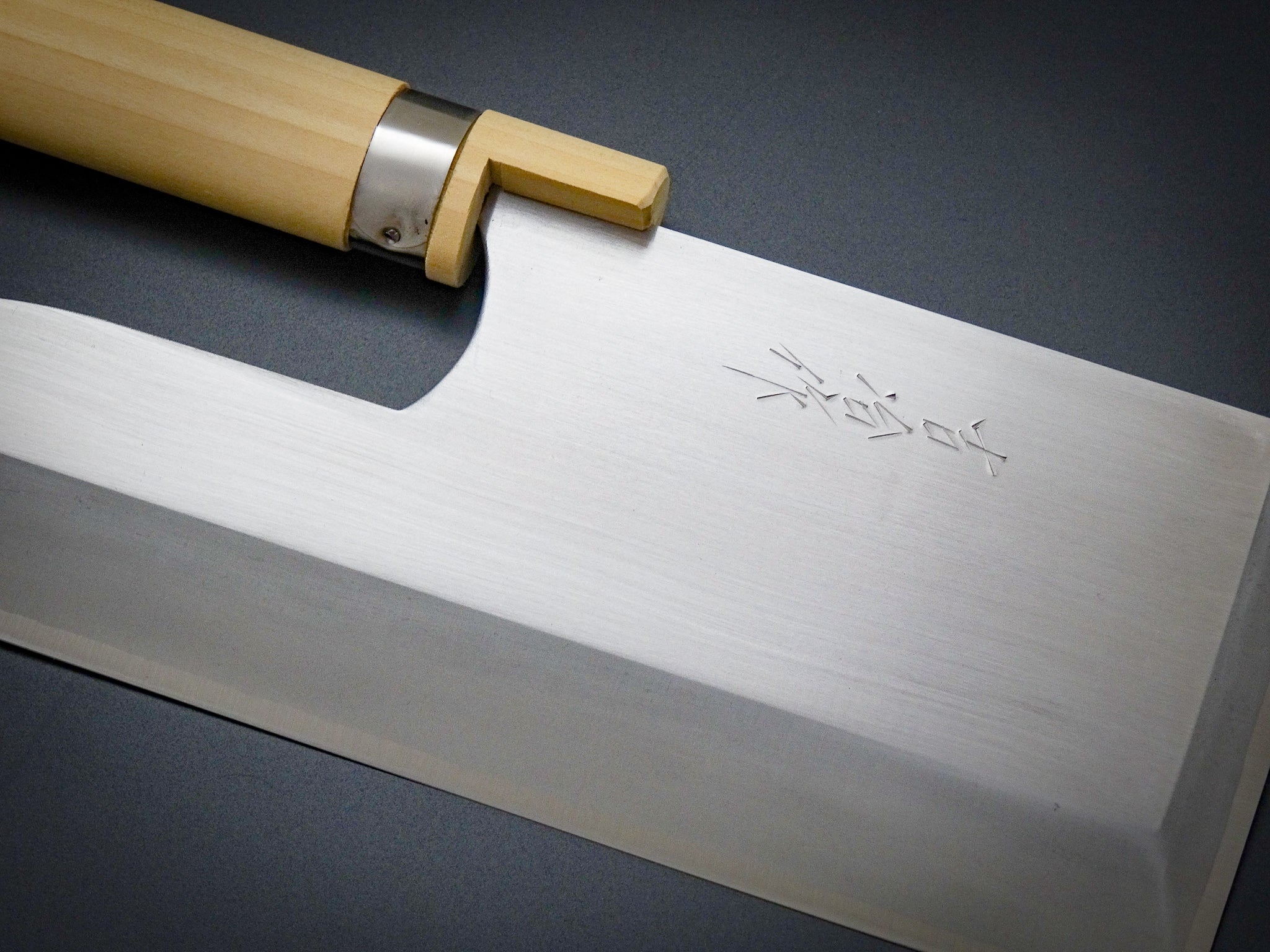 Couteau Sobakiri Menkiri pour droitier - MIURA - White Steel No.2 -  Dimension: 33cm