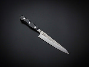 KICHIJI HAMMERED AOGAMI-2 STAINLESS CLAD PETTY KNIFE 135MM*