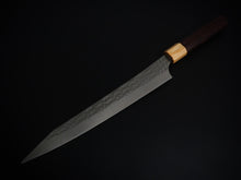 Load image into Gallery viewer, YU KUROSAKI SG2 SENKO SUJIHIKI ROSE WOOD HANDLE 240MM**
