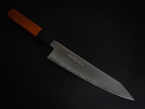 KICHIJI HAP40 KIRITSUKE GYUTO 210MM CUSTOM QUINCE & EBONY WOOD HANDLE