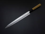 KICHIJI LEFT-HANDED JOSAKU YANAGIBA 240MM MAGNOLIA WOOD D-SHAPE  HANDLE