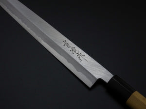 KICHIJI JOSAKU LEFT HANDED YANAGIBA 300MM MAGNOLIA HANDLE