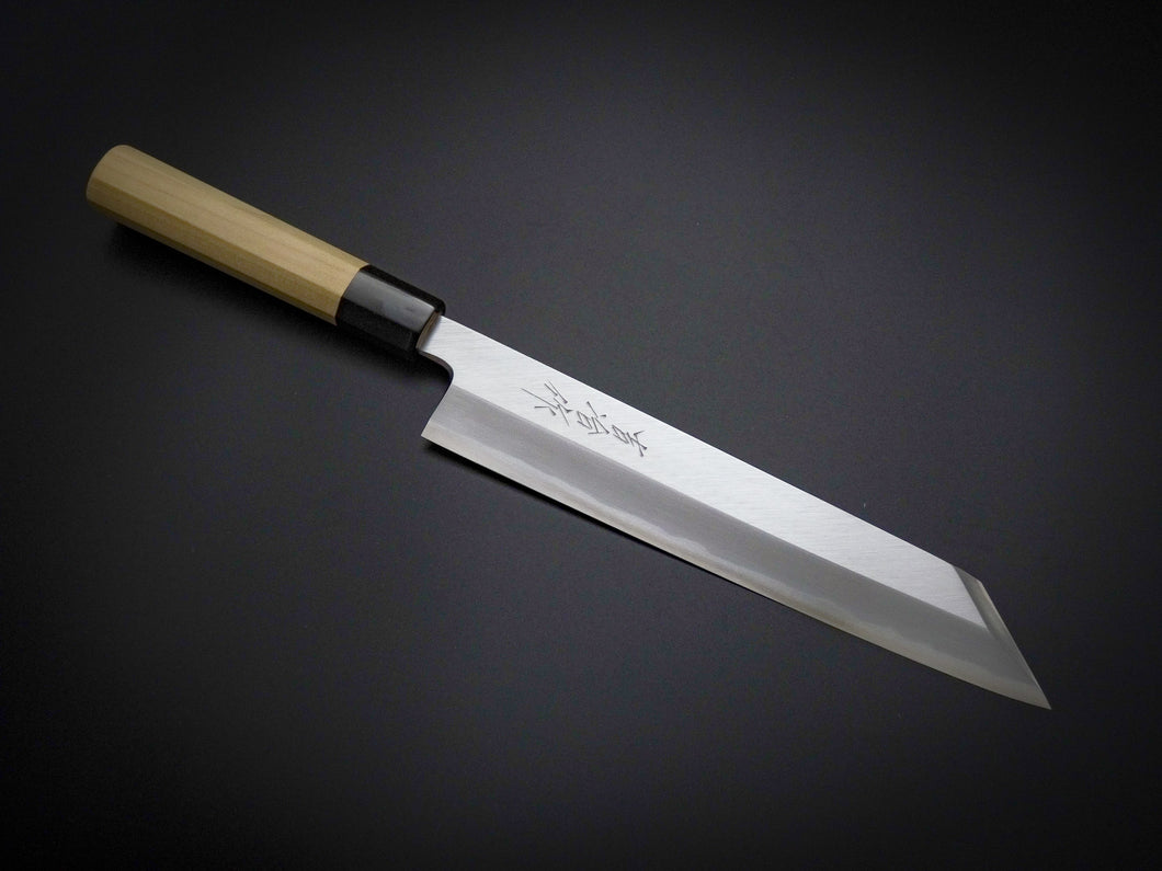 KICHIJI AOGAMI-1 HONGASUMI KIRITUSKE KNIFE 240MM OCTAGONAL HANDLE