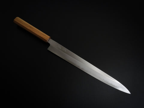 HADO GINSAN SUJIHIKI 270MM SAKURA / CHERRY HANDLE FORGED BY SHOGO YAMATSUKA