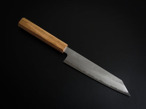 HADO GINSAN DAMASCUS KIRITSUKE PETTY 150MM SAKURA / CHERRY HANDLE FORGED BY SHOGO YAMATSUKA