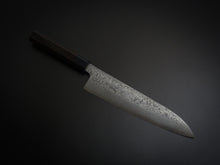 Load image into Gallery viewer, MAKOTO KUROSAKI VG-7 DAMASCUS CHEF KNIFE 210MM EBONY OCTAGONAL HANDLE*
