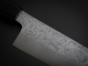 MAKOTO KUROSAKI VG-7 DAMASCUS CHEF KNIFE 210MM EBONY OCTAGONAL HANDLE*