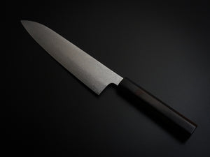 MAKOTO KUROSAKI VG-7 DAMASCUS CHEF KNIFE 210MM EBONY OCTAGONAL HANDLE