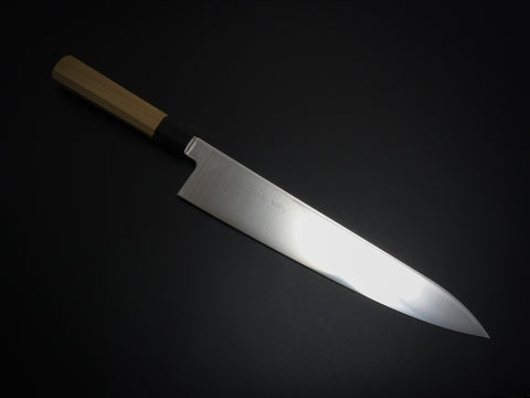 KICHIJI ALL VG-1 WA-GYUTO MAGNOLIA WOOD HANDLE 300MM WITH SAYA