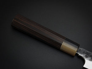 YOSHIHIRO YAUJI SHIROGAMI KUROUCHI HAMMERED SAKIMARU 270MM WENGE WOOD HANDLE
