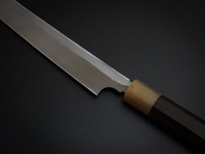 YOSHIHIRO YAUJI SHIROGAMI KUROUCHI HAMMERED SAKIMARU 270MM WENGE WOOD HANDLE