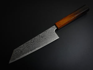 OUL AUS-10 DAMASCUS UZU BUNKA 170MM BURNT OAK HANDLE*