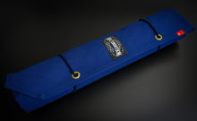 Load image into Gallery viewer, HI-CONDITION HANPU CANVAS 6 POCKETS KNIFE ROLL NAVY  (Cotton Carry Bag included)**
