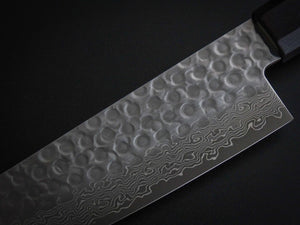 KICHIJI 45 LAYER HAMMERED DAMASCUS SANTOKU 180MM ROSEWOOD HANDLE